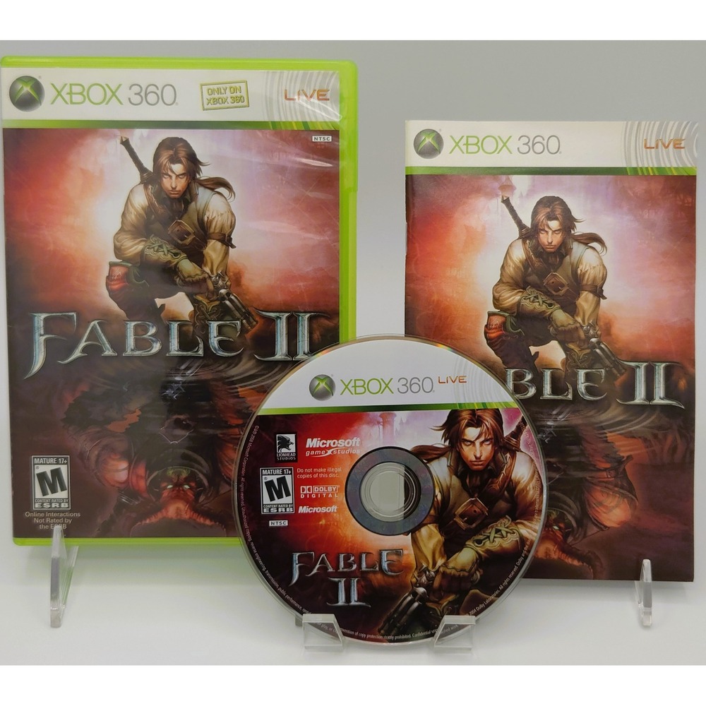 Fable II - Xbox 360 - Authentic CIB w/ Manual - Tested